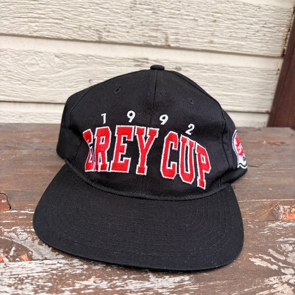 Vintage GREY CUP Football 1992 CFL trucker hat Starter Script - Picture 1 of 7